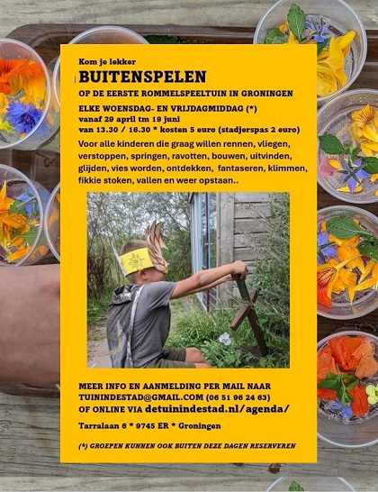 Kom je lekker buitenspelen?